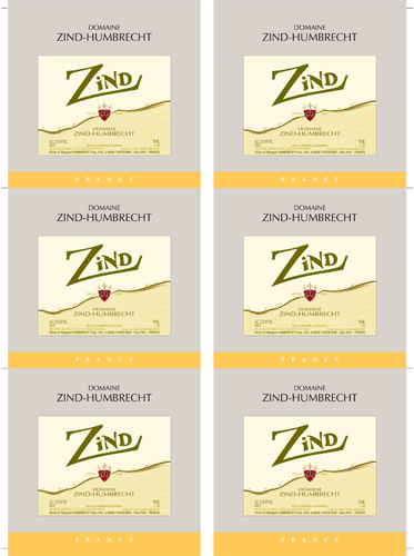 Zind Wine Card