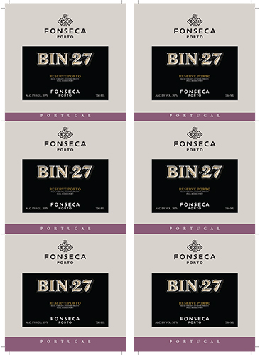 BIN 27 Porto Wine Card