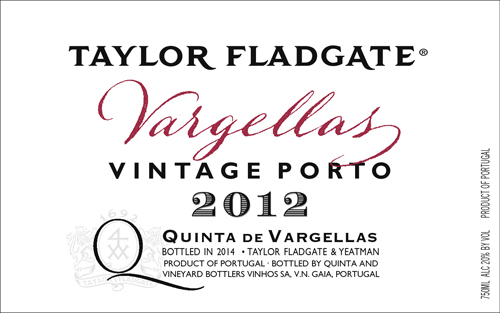 Quinta de Vargellas Vintage Porto 2012 Front Label