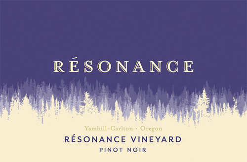 Résonance Vineyard Pinot Noir Front Label