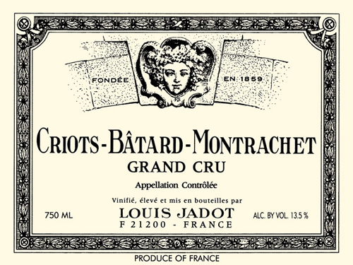 Criots-Bâtard-Montrachet Front Label