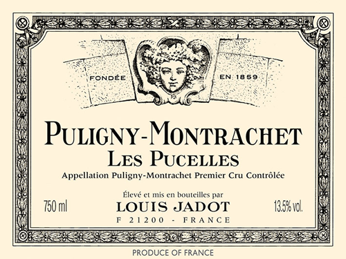 Puligny-Montrachet Les Pucelles Front Label