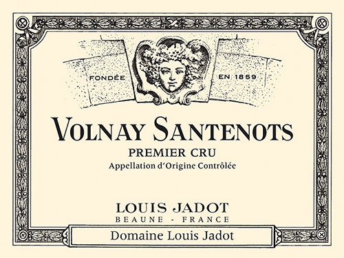 Volnay-Santenots Premier Cru Front Label