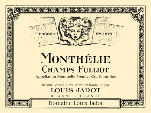 Monthelie Champs Fulliot Premier Cru Front Label