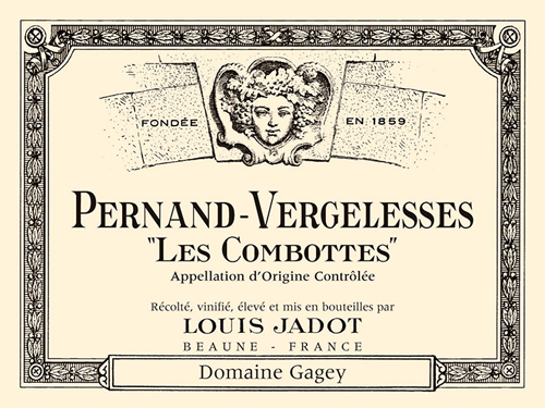 Pernand Vergelesses Combottes Premier Cru Front Label