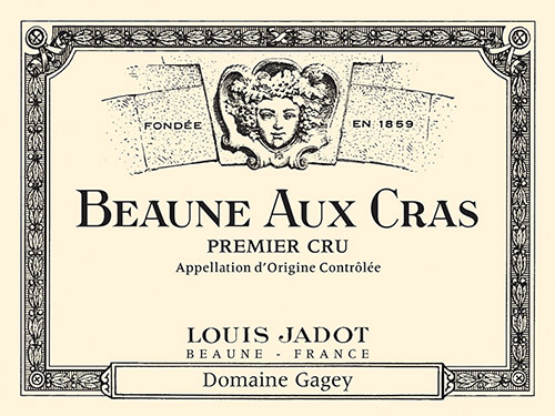 Beaune Aux Cras Premier Cru Front Label