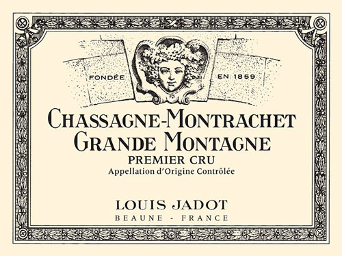 Chassagne-Montrachet Grande Montagne Premier Cru Blanc Front Label