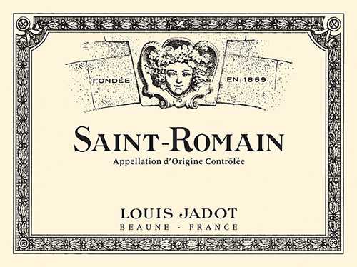 Saint Romain Village Blanc Front Label