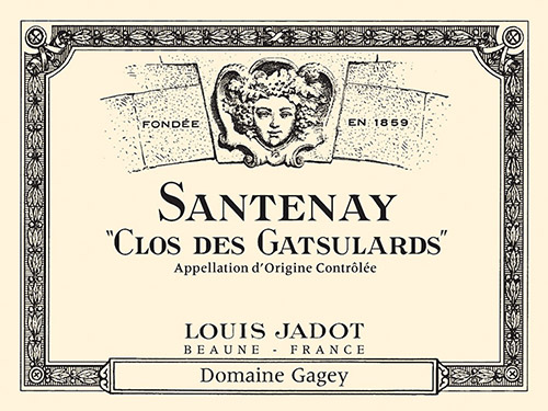 Santenay Clos des Gatsulards Front Label