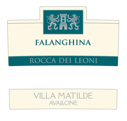 Rocca dei Leoni Falanghina Front Label