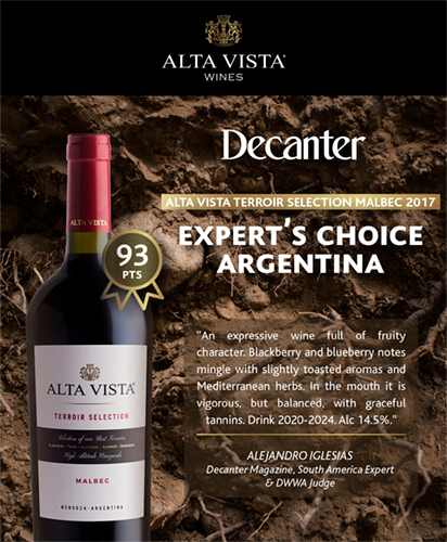 Terroir Selection Malbec 2017 Decanter Review Sell Sheet
