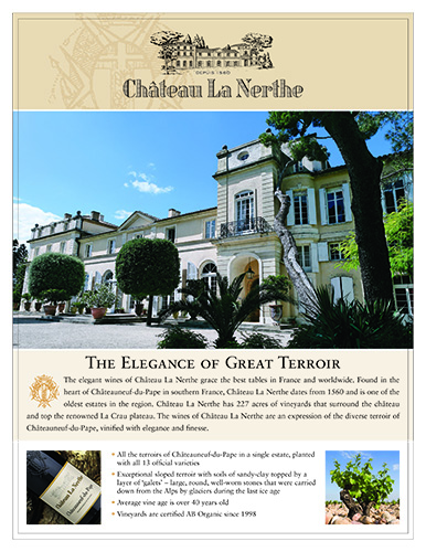 Château La Nerthe Family Sell Sheet
