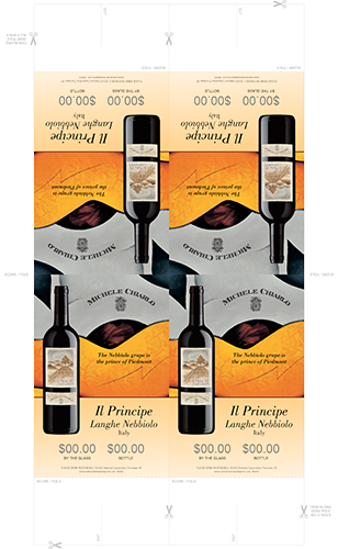 Il Principe Langhe Nebbiolo DOC Folding Table Tent (Editable)