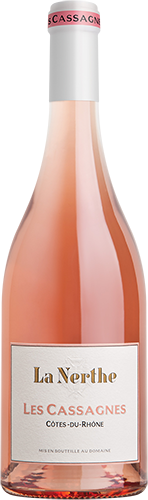 Les Cassagnes Côtes-du-Rhône Rosé Bottle Image