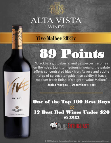 Vive Malbec 2021 (89 Points) Sell Sheet