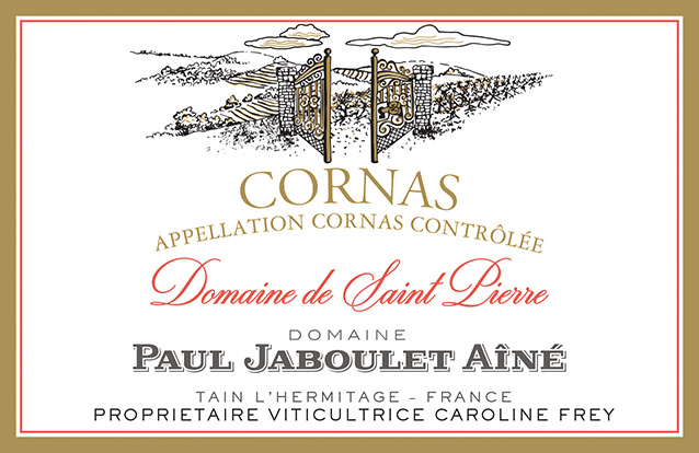 Saint-Pierre Cornas Front Label