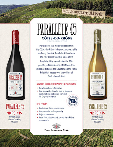 Parallèle 45 Côtes-du-Rhône Sell Sheet