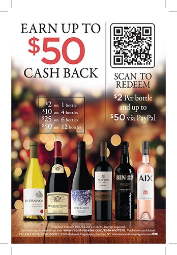 Holiday 2024 Multibrand Rebate Small Case Card