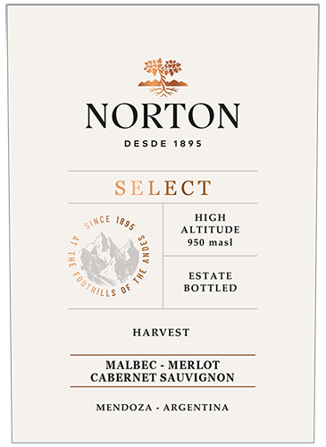 Select Red Blend Front Label