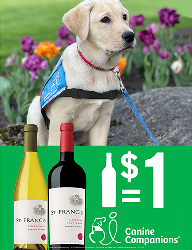 St. Francis Canine Companions “Give a Bottle” Sell Sheet